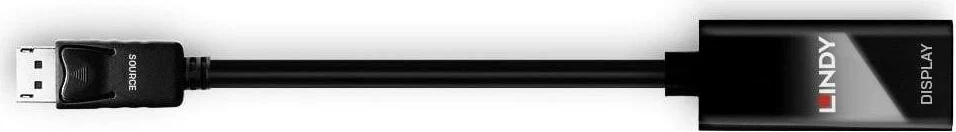 Adapter Lindy DisplayPort në HDMI, i zi