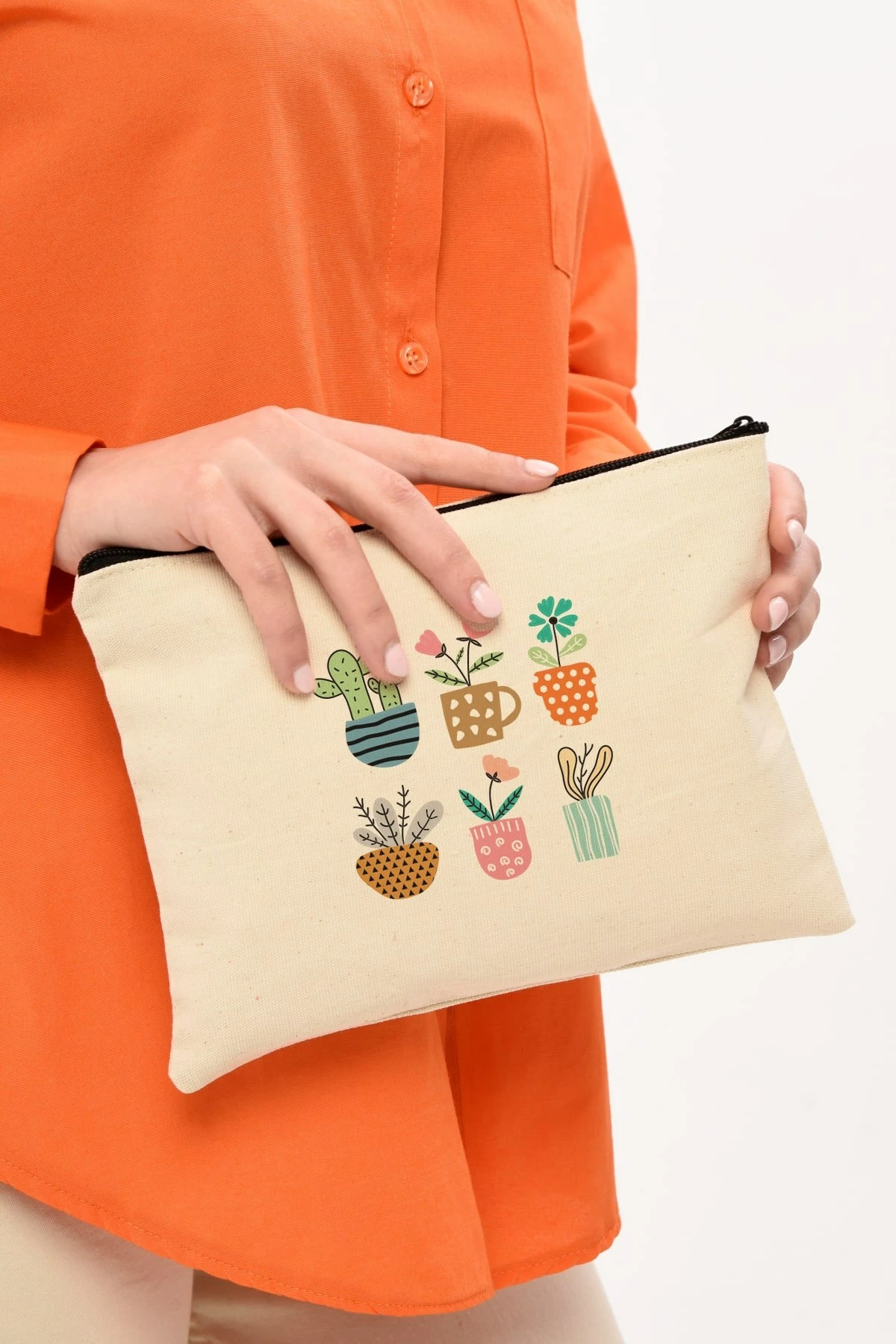 Qese për make-up Zoozie Bags, 0718, krem