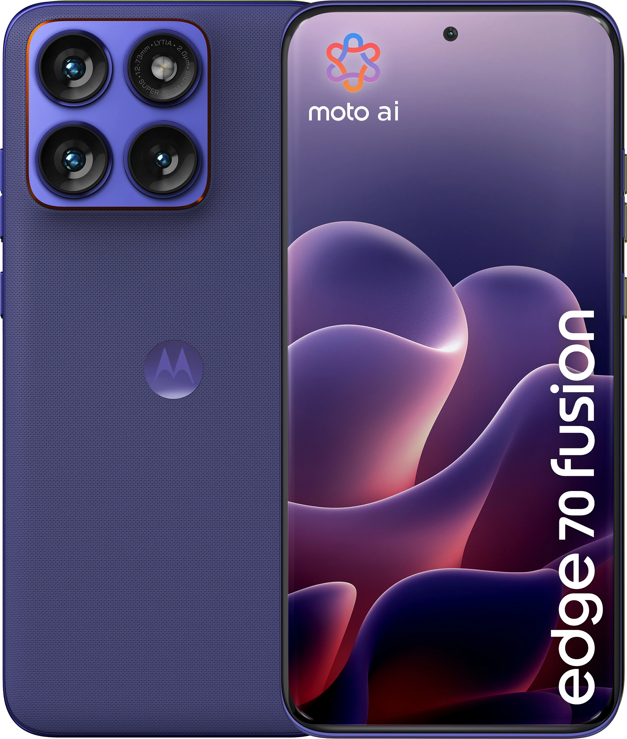 Celular Motorola Edge 70 Fusion, 8GB RAM, 256GB, 5G, 6.78" Extreme AMOLED, Orient Blue