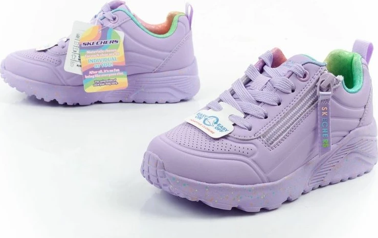 Atlete fëmijësh Skechers Uno Lite, vjollcë