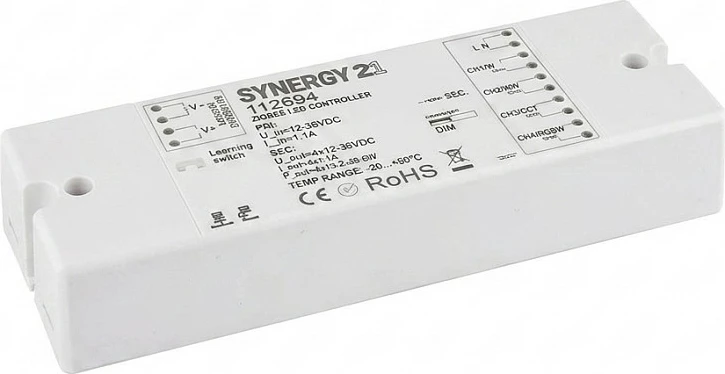 Kontroller LED Synergy21 EOS 10 ZigBee, 4-kanal, RGBW, 100W, 12V