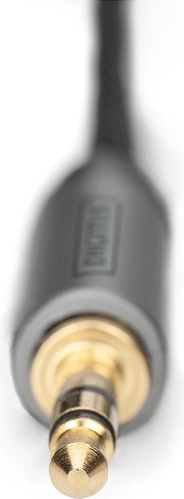 Kablë audio Digitus 3.5mm në 2x RCA, 1m, e zezë