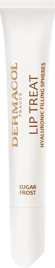 Buzëkuq i lëngshëm për femra Dermacol Lip Treat Moisturizing 1 Sugar Frost, 10ml