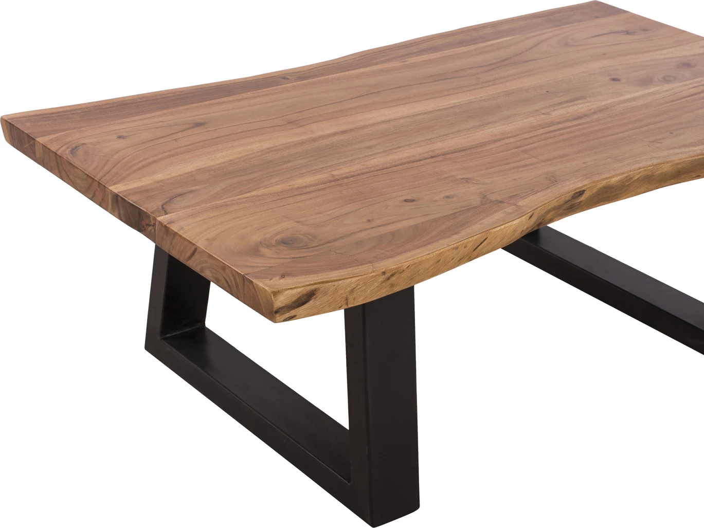 Tavolinë kafeje ΜΟΝΤΑΝΑ, dru akacie masiv, natyrale, 115x63x40cm