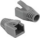 Boot modular për prizë RJ45 LogiLink, 8mm, 50 copë, gri