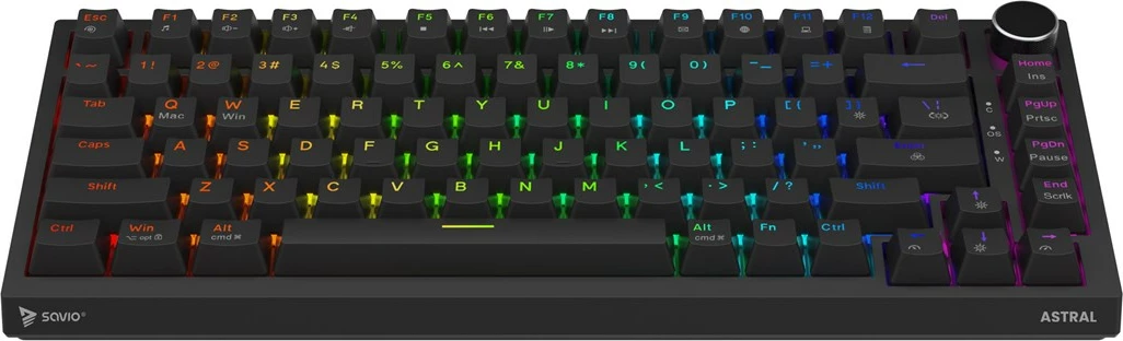 Savio ASTRAL BLACK JADE - Gaming Keyboard (USB, QWERTY US)