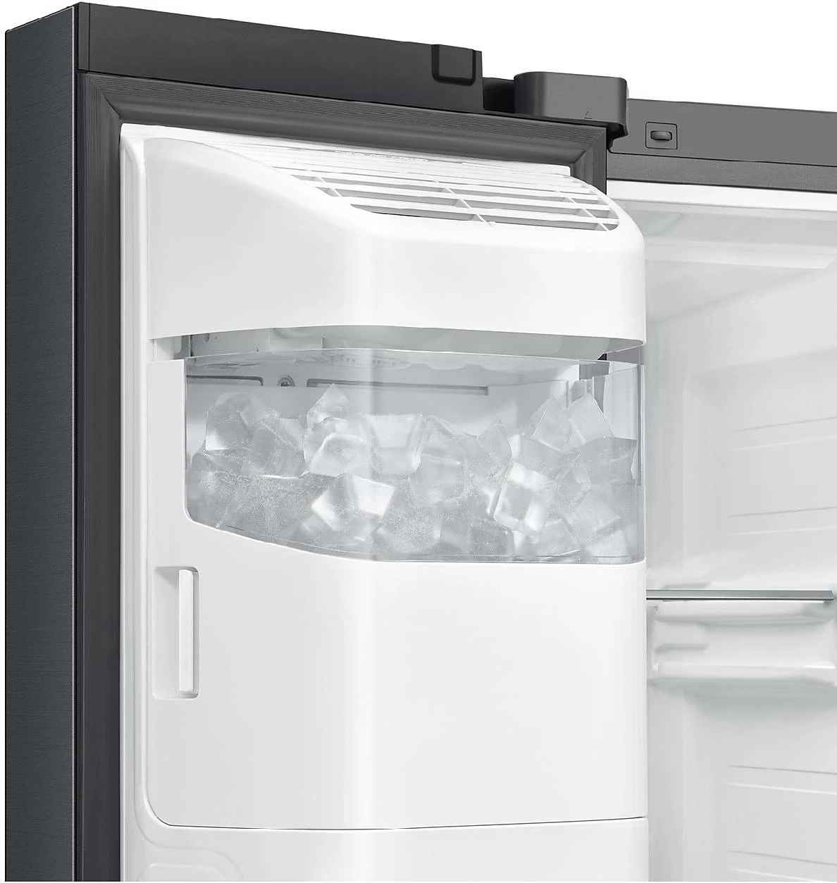 Frigorifer side-by-side, Samsung, SBS RS80F66KCFEO, 634 L, dispenser ujë/akull, SmartThings Bixby, klasa energjisë C, i zi