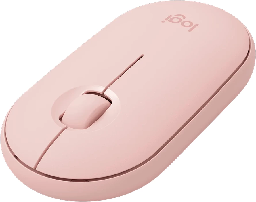 Maus Logitech M350S Pebble 2 Bluetooth, 1000 DPI, Tonal Rose