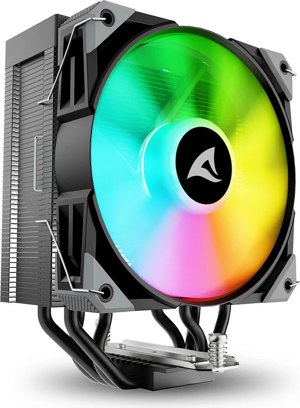Ftohës ajri Sharkoon A40 RGB, 12cm, i zi