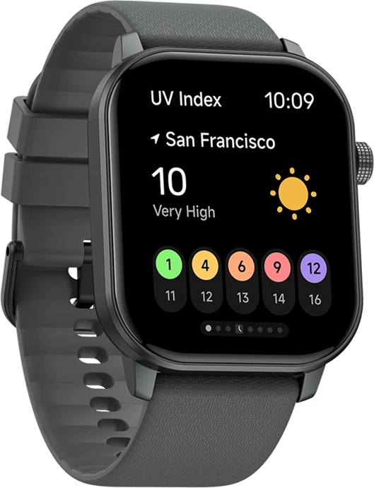 Smartwatch Zeblaze GTS 3 GPS, 2.01", 300 mAh, Gri