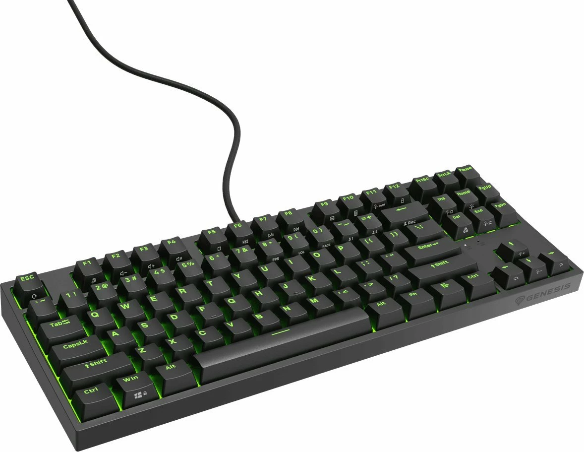 Tastierë mekanike GENESIS Thor 404 TKL NKG-2071, Kailh Box Brown V2, RGB, USB (wired), e zezë