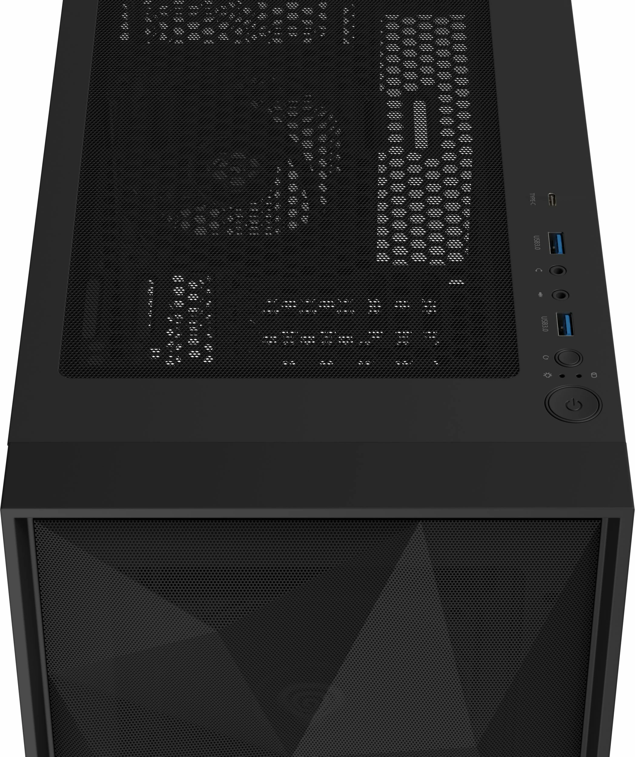 Kasë GENESIS Diaxid 605F NPC-2046 midi tower ATX, USB-C, pa furnizim, e zezë