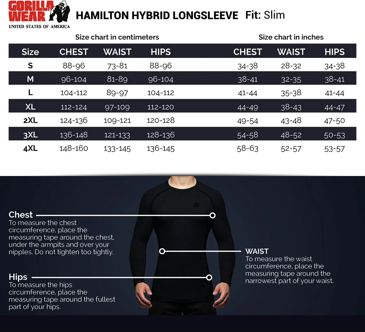 Hamilton Hybrid Long Sleeve - Black [Madhësia: 3XL]