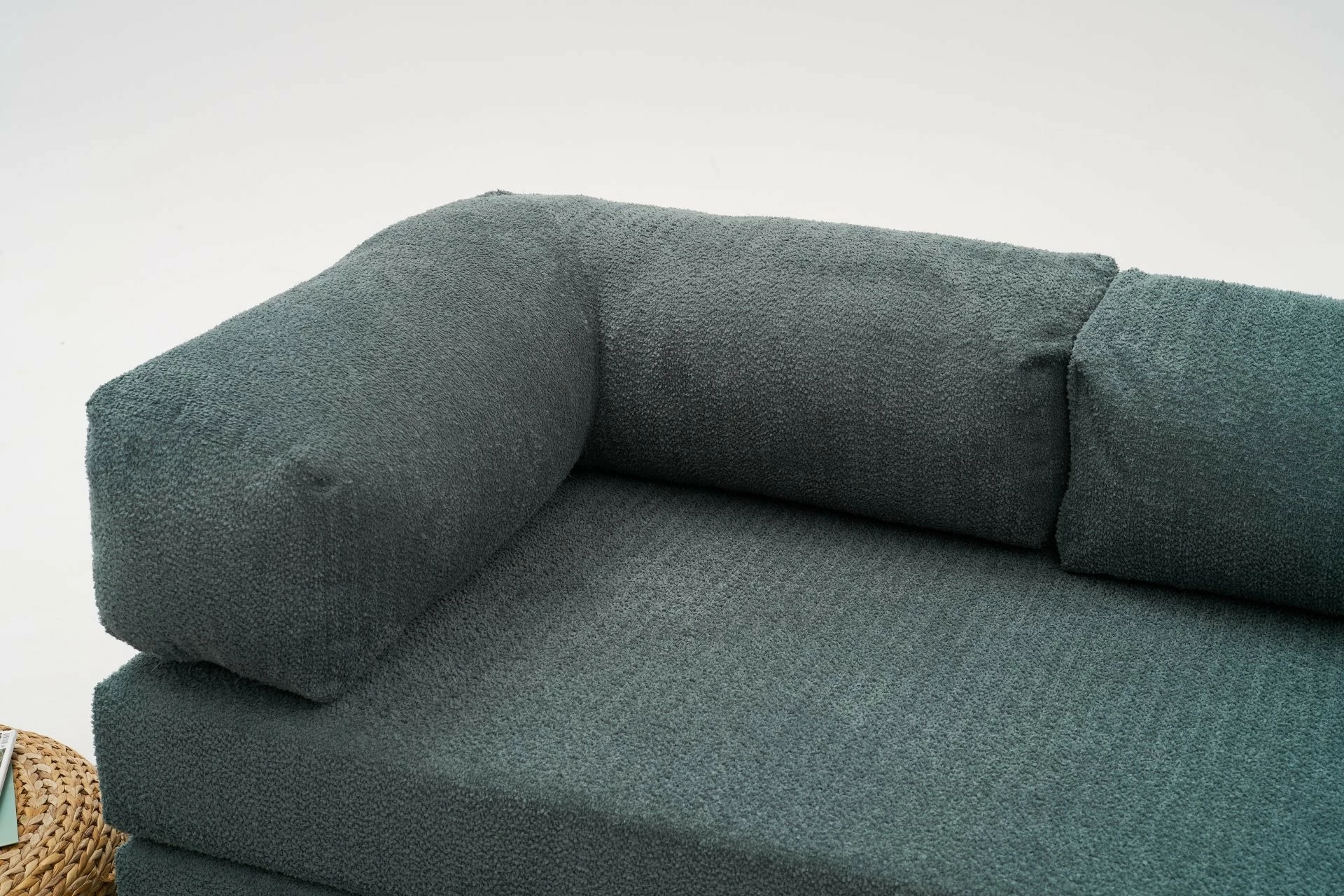 Këndare Comfort, stof 100% chenille, ngjyrë e gjelbër