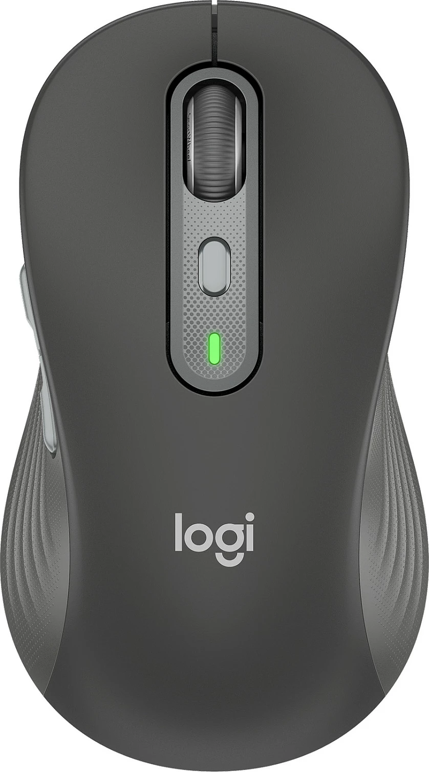 Maus Logitech Signature Plus M750L, wireless RF + Bluetooth, 4000 DPI, Graphite