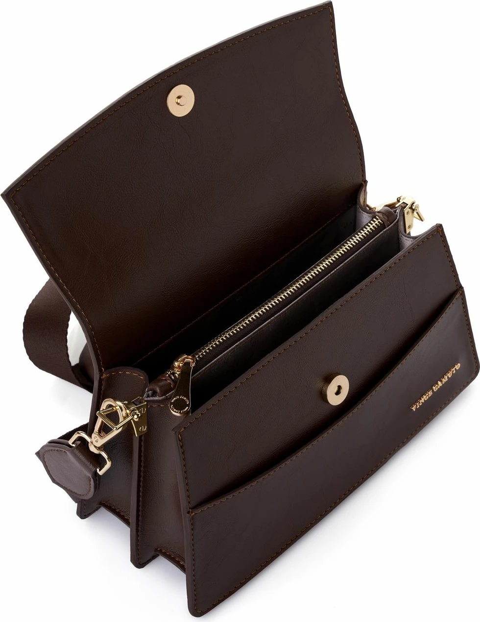 Çantë crossbody, ngjyrë kafe, Vince Camuto, Syracuse