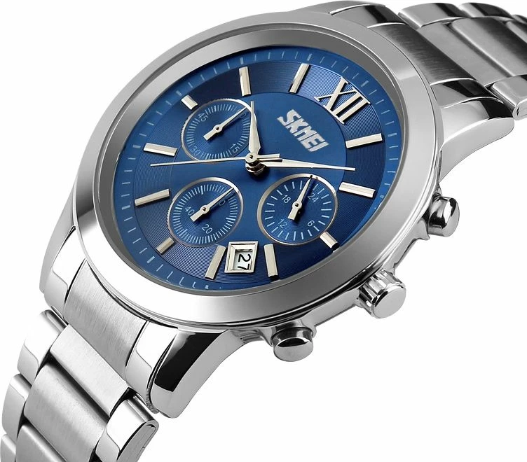 Orë dore për meshkuj Skmei, argjendtë