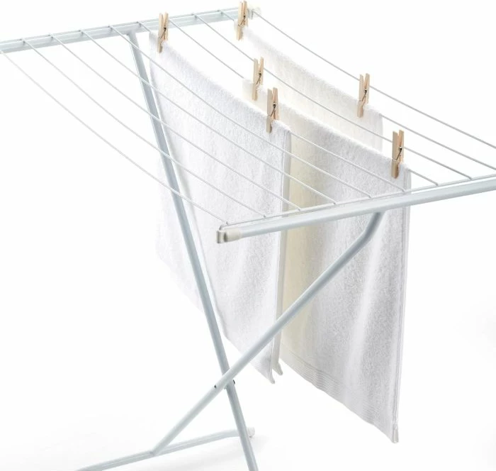 Tharëse rrobash Rayen 0033.11, çelik, 90 x 53.5 x 82 cm, e bardhë matte