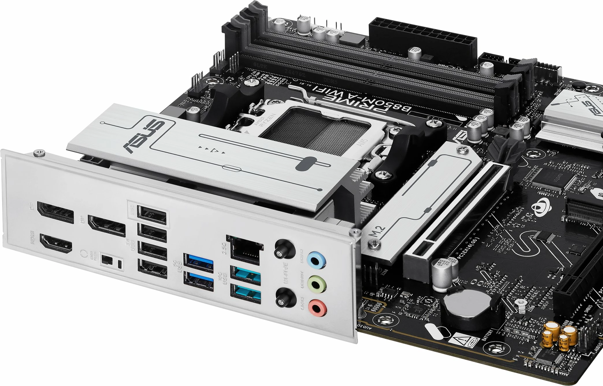 Pllakë amë Asus PRIME B850M-A WIFI AM5, Micro ATX, DDR5 deri 256GB, Wi‑Fi 6E