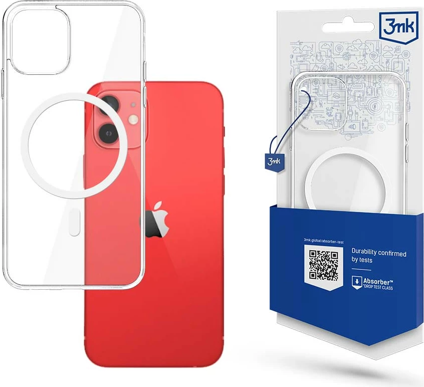 Mbështjellës 3mk MagCase për iPhone 12 mini, transparent, me MagSafe