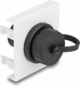 Modul HDMI DeLOCK Easy 45, 45x45 mm, HDMI Female-Female, 4K HDR, Bardhë/Zeza
