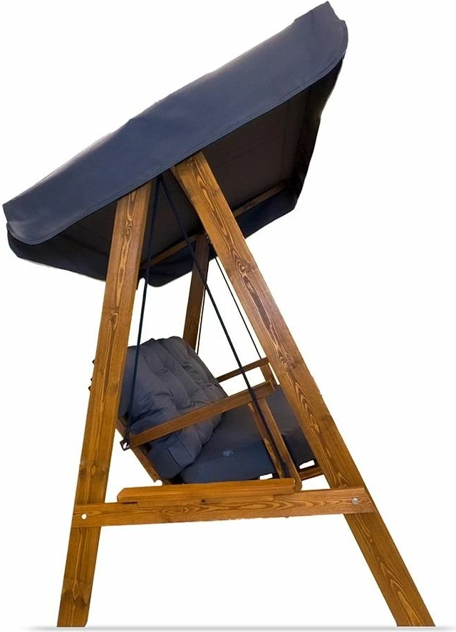 Karrige lëkundëse dyshe për kopsht, ngjyrë antracit, Skye Decor, Pera 2000