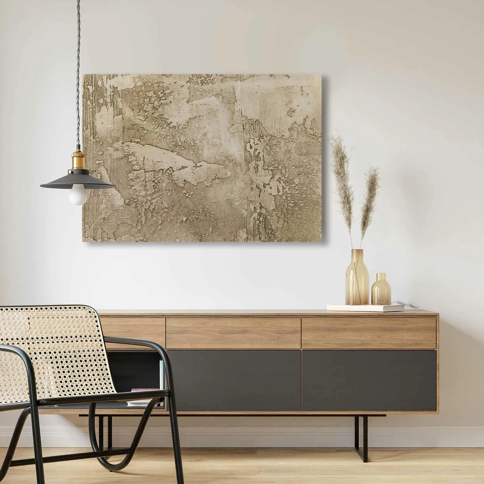 Pikturë dekorative në kanavacë Wallity, 70100Wabisabi-041, shumëngjyrëshe, 70x100cm
