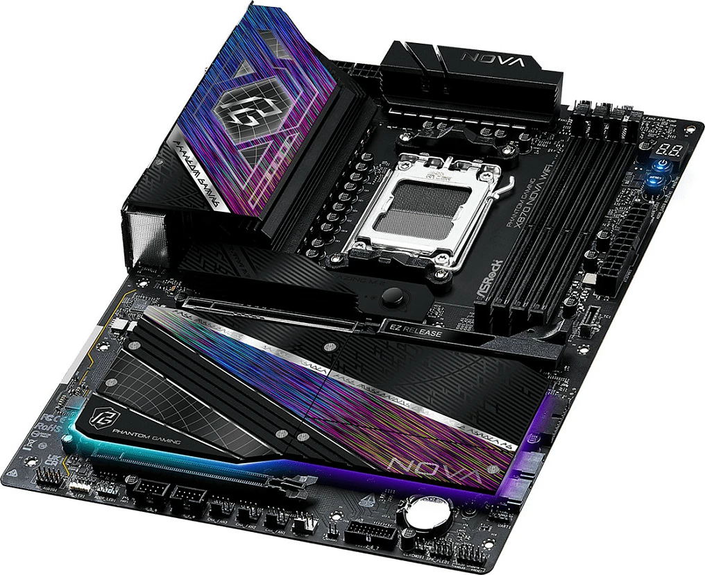 Pllakë amë ASRock X870 NOVA WiFi, Socket AM5, DDR5, ATX, e zezë