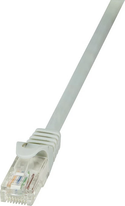 Kabllo rrjeti LogiLink Patch Cat6 U/UTP 0.25m, gri