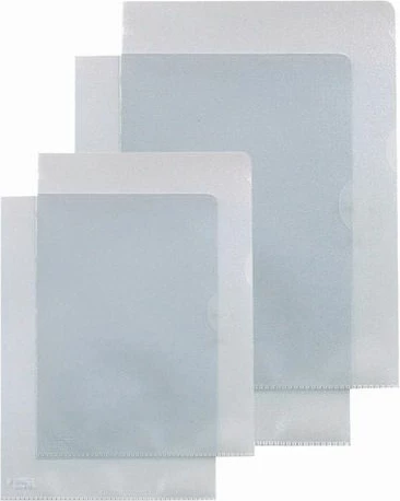 Fletë mbrojtëse për dokumente Esselte 56218, A4, hapje L, 0.105 mm, 100 copë, transparente
