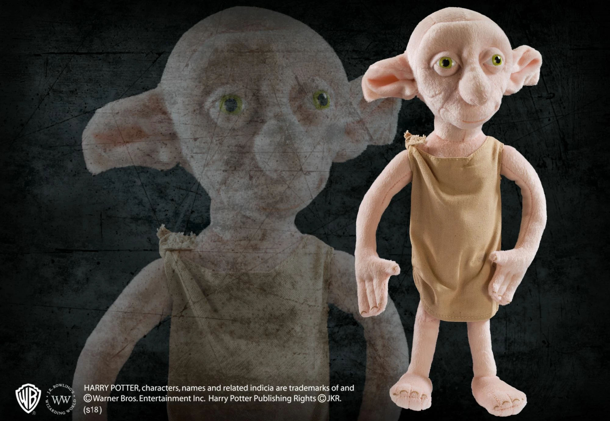 Lodër pelushi Noble Collection Harry Potter Dobby 30.5 cm