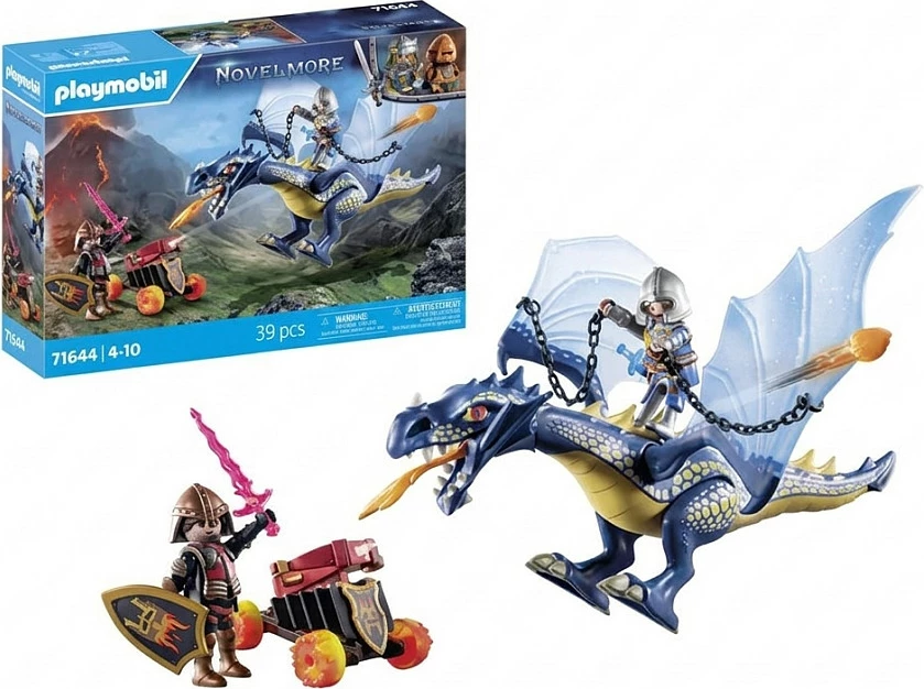 Set lodrash Playmobil Novelmore 71644, Drago në betejë, 39 pjesë, shumëngjyrësh