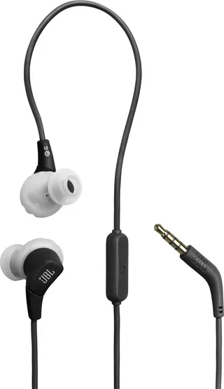 Kufje JBL Endurance Run 3 Wired, in-ear me kabllo (jack 3.5 mm), IP65, të bardha