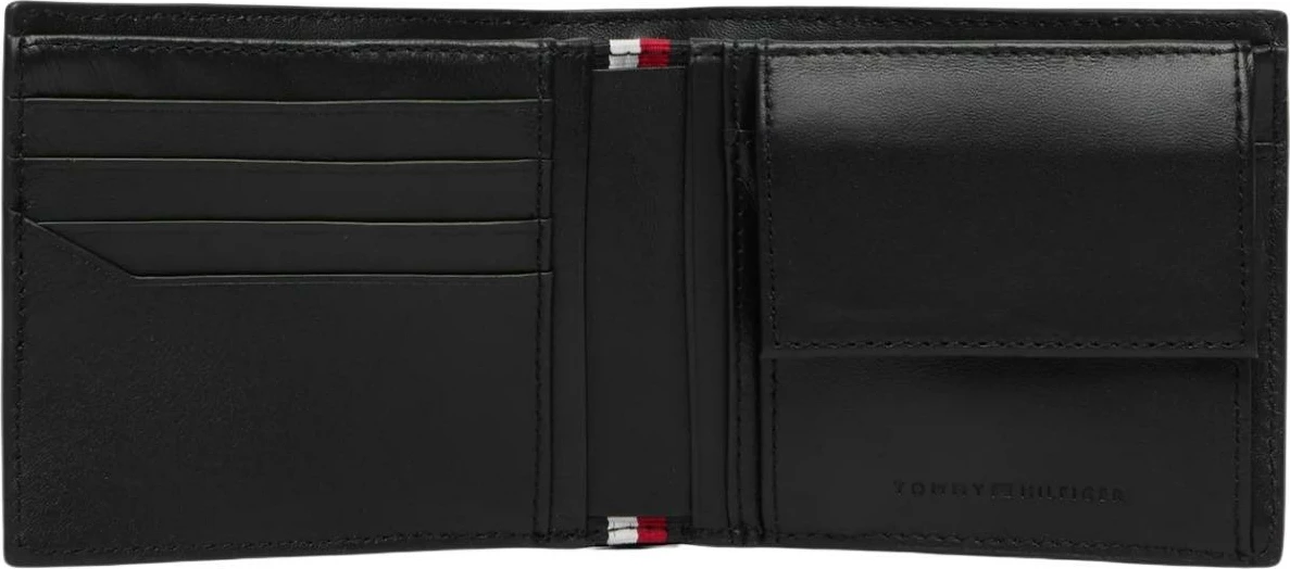 Portofol për meshkuj Tommy Hilfiger AM0AM14784, i zi