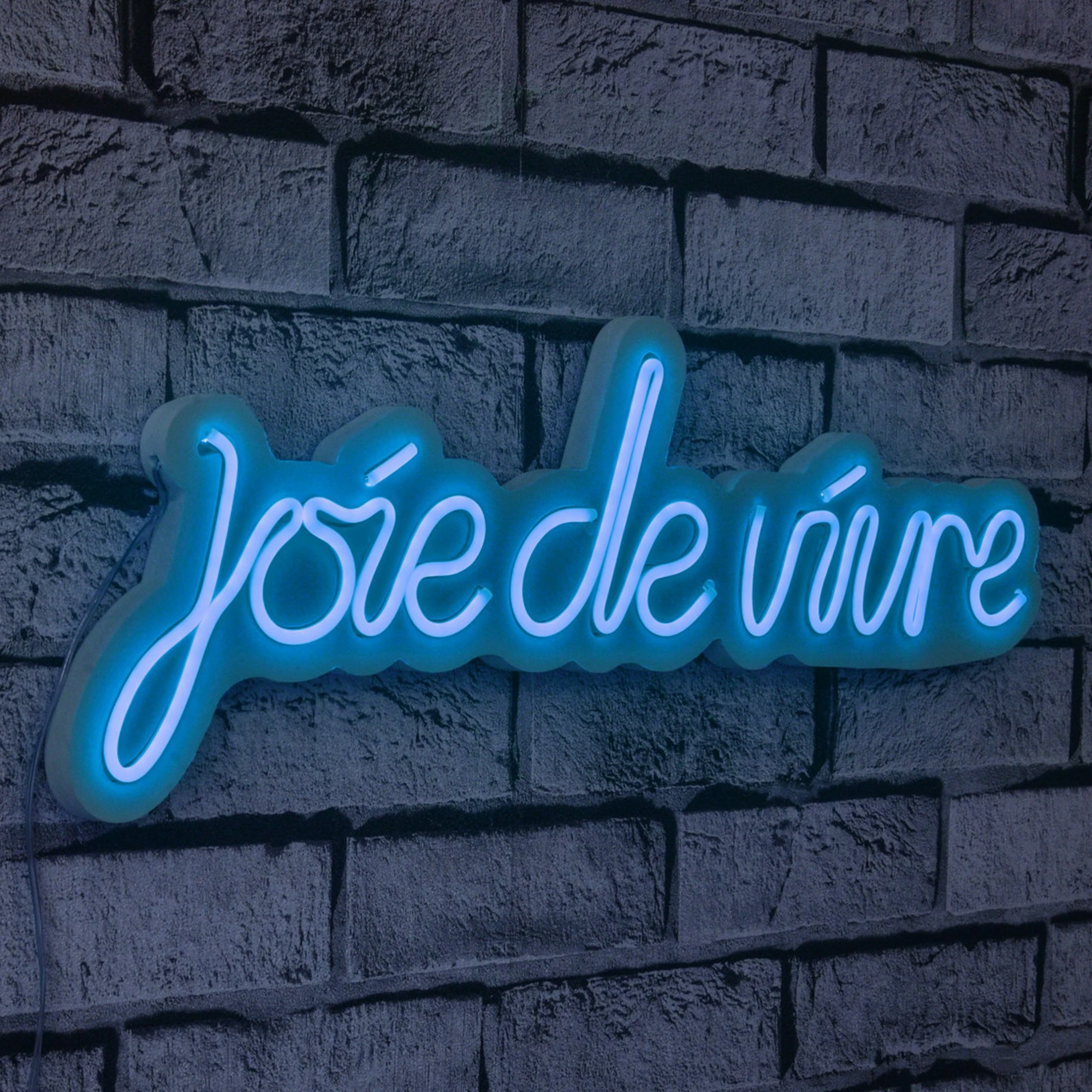 Dritë dekorative murale LED, plastikë, Joie de Vivre, ngjyrë blu