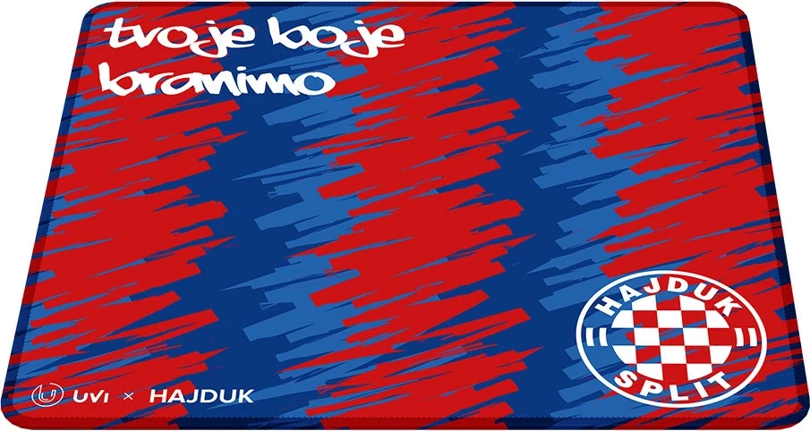Mauspad UVI x Hajduk Inferno Small (S) 290x250x3 mm, kuqe/kaltër