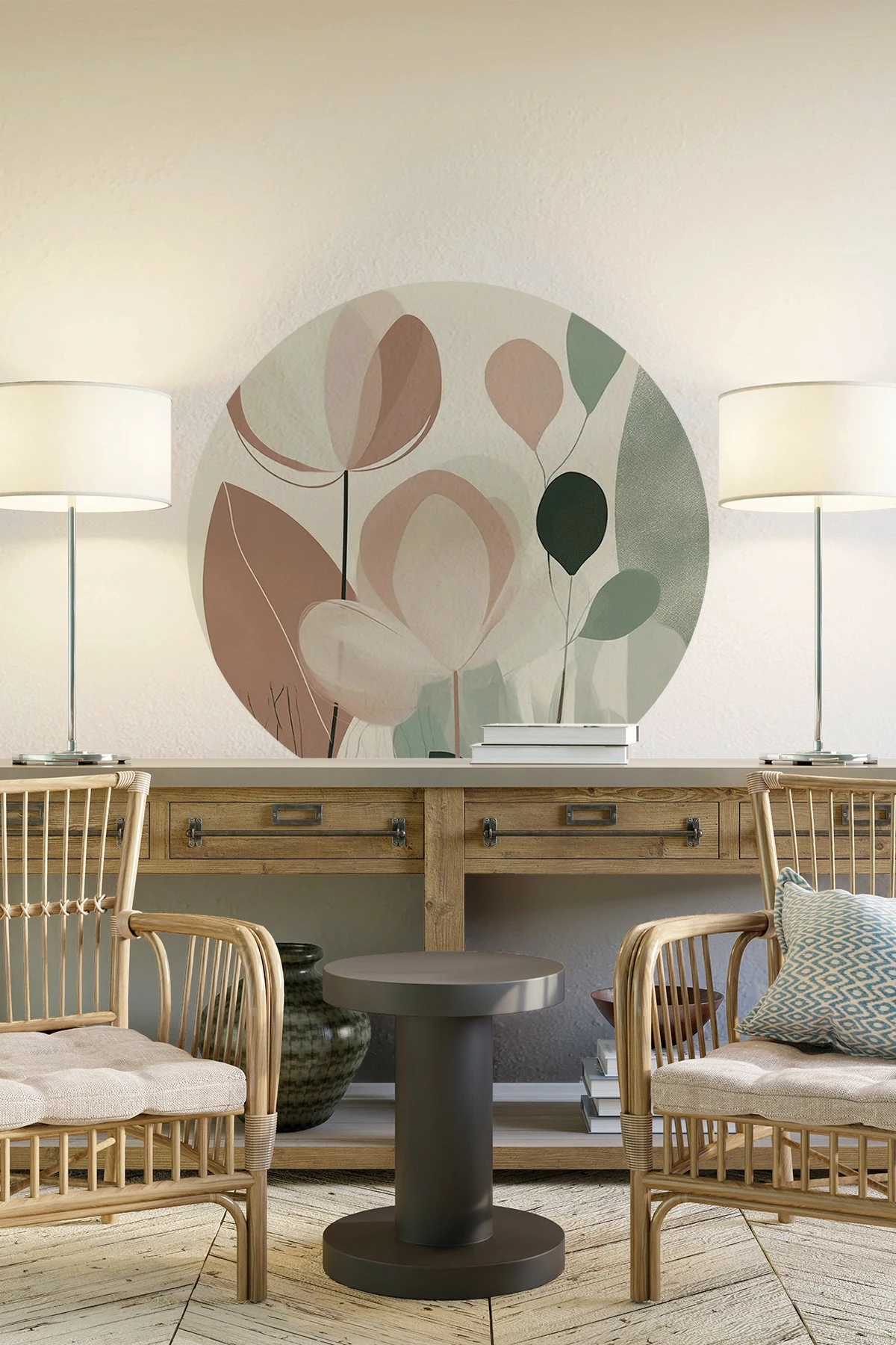 Sticker dekorativ për mur, Wallity, ERSYSTCKR7