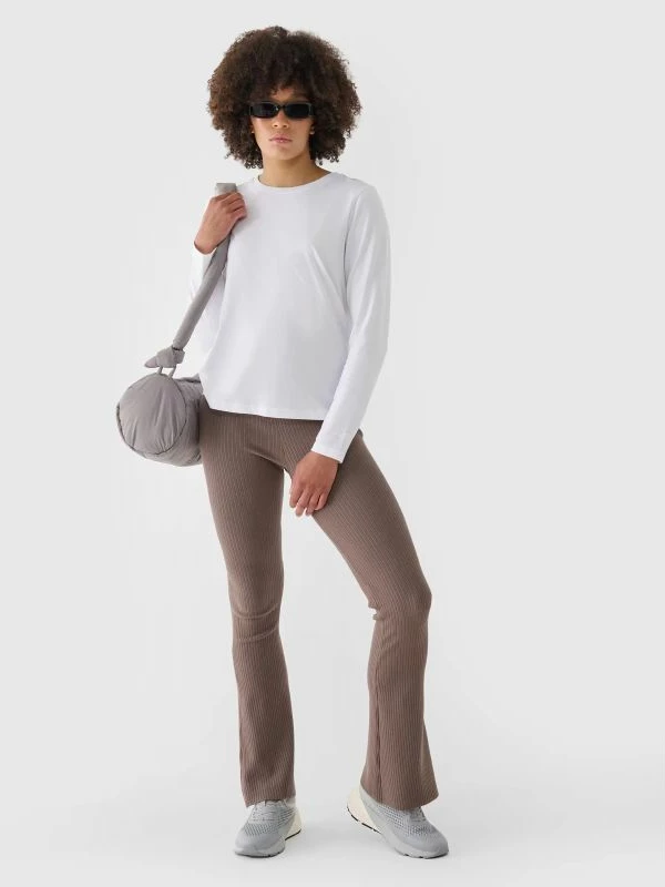 Maicë me mëngë të gjata oversize 4f për femra