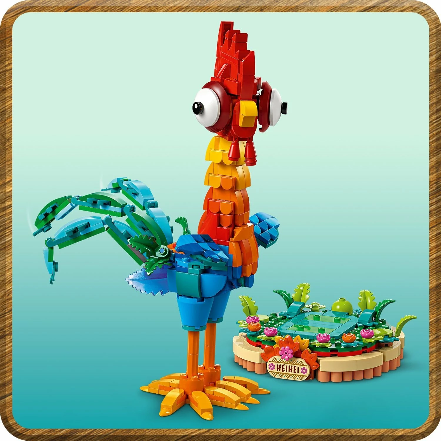 Set ndërtimi LEGO Disney Heihei 43272, 566 copë