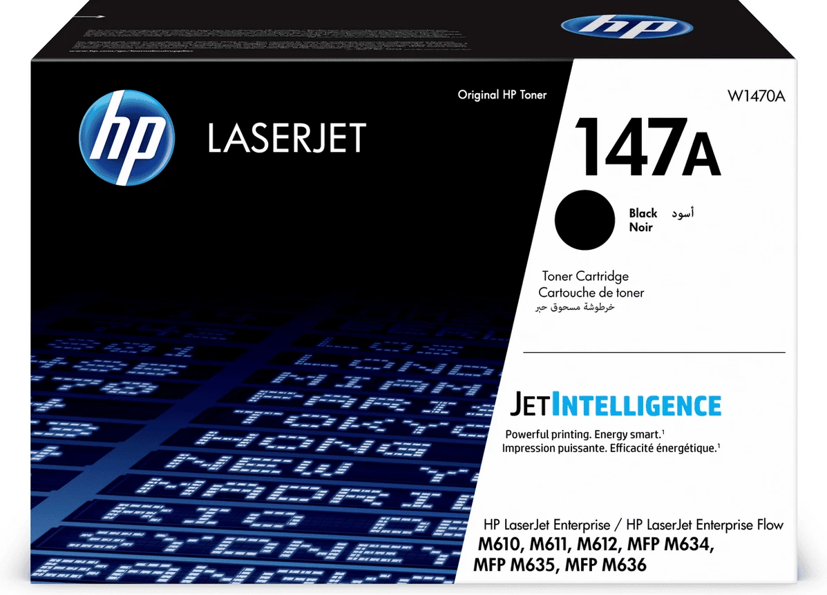 Toner, HP, 147A W1470A, 10500 faqe, standard, e zezë