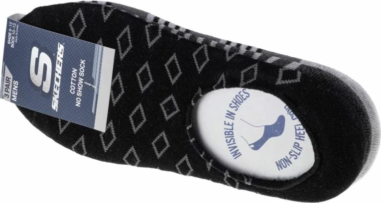 Çorape të padukshme për meshkuj Skechers, gri