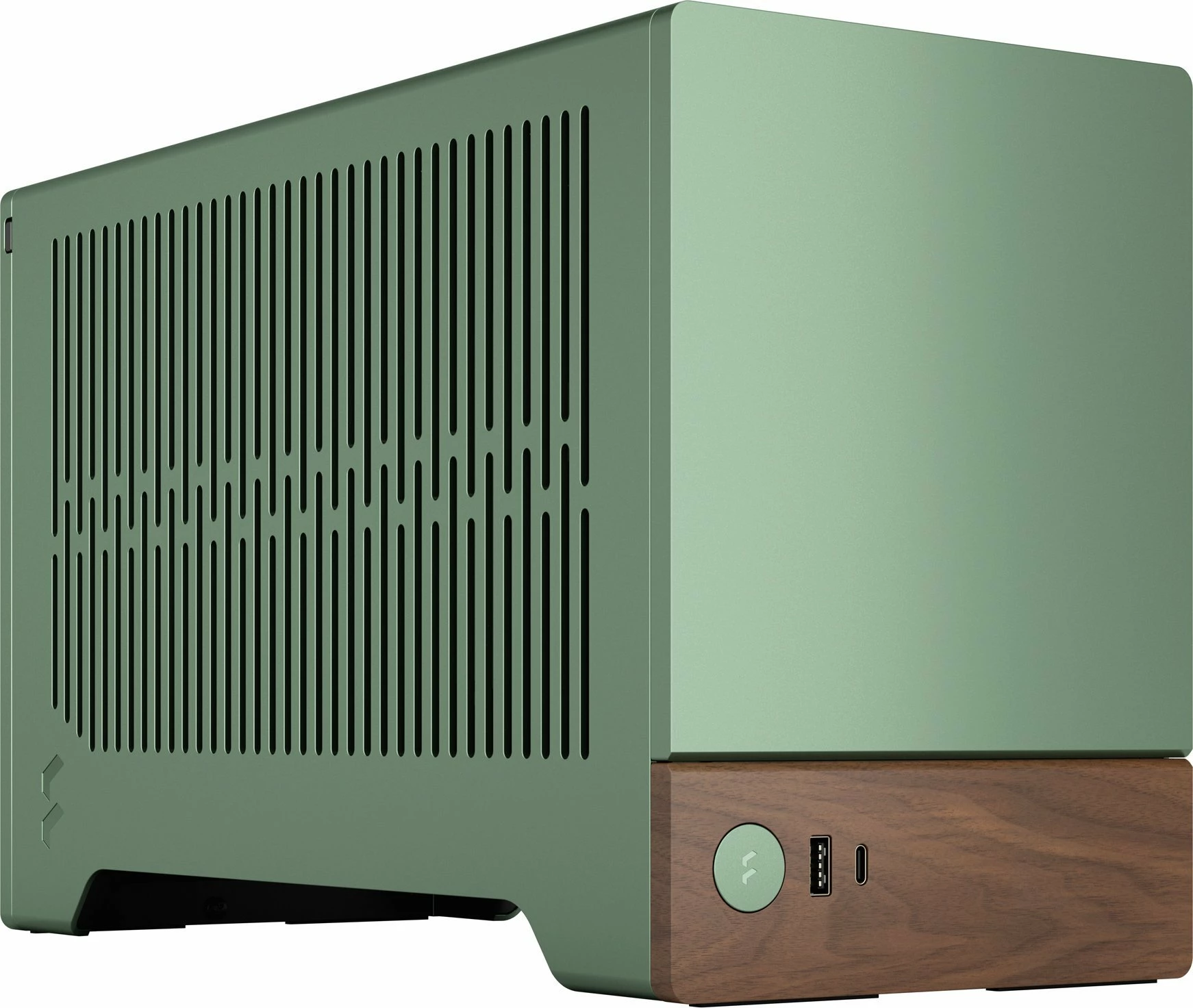 Kasë Fractal Design Terra FD-C-TER1N-03 Mini-ITX SFF, USB-C, pa PSU, jeshile