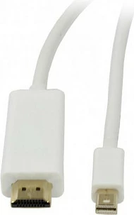 Kabllo video Synergy21 mini DisplayPort 1.2 në HDMI 2.0, 1.5m, 4K@60Hz, HDR, e bardhë