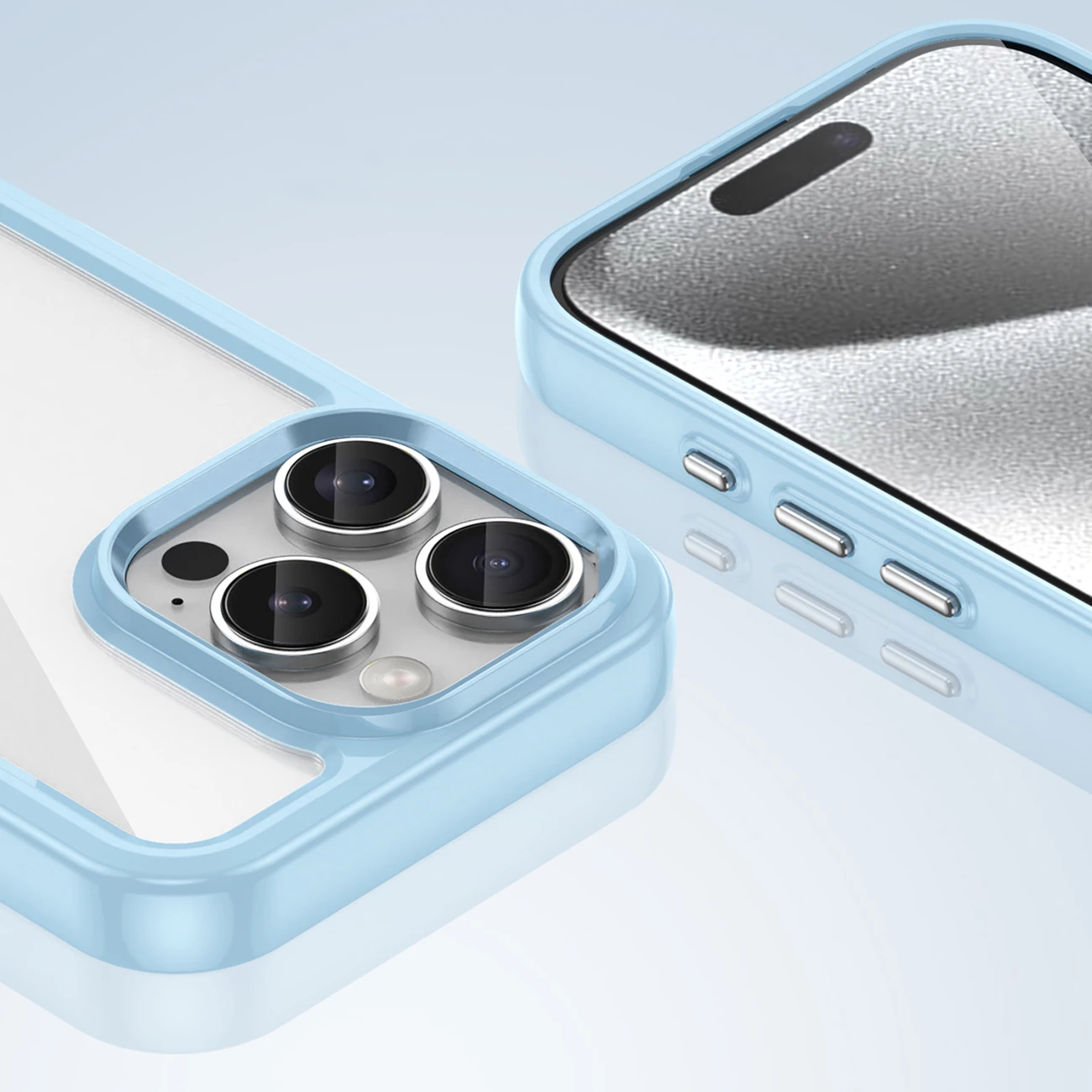 Mbështjellës Hurtel Outer Space Case për iPhone 16 Pro, kaltër