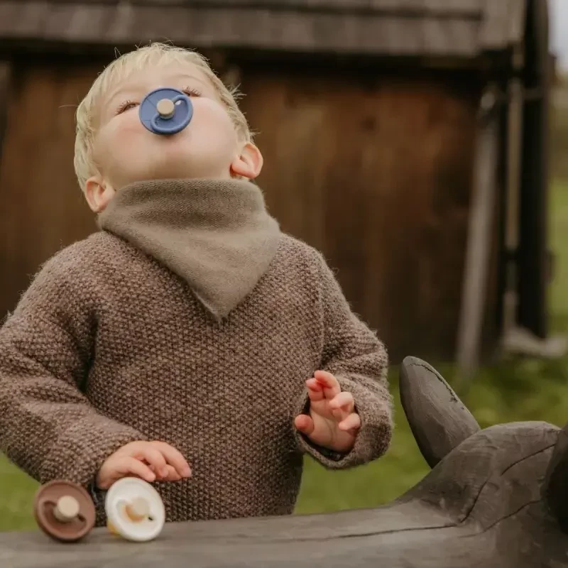 Biberon FRIGG Little Viking, 0-6 muaj, 2 copë, e kaltër/e bardhë