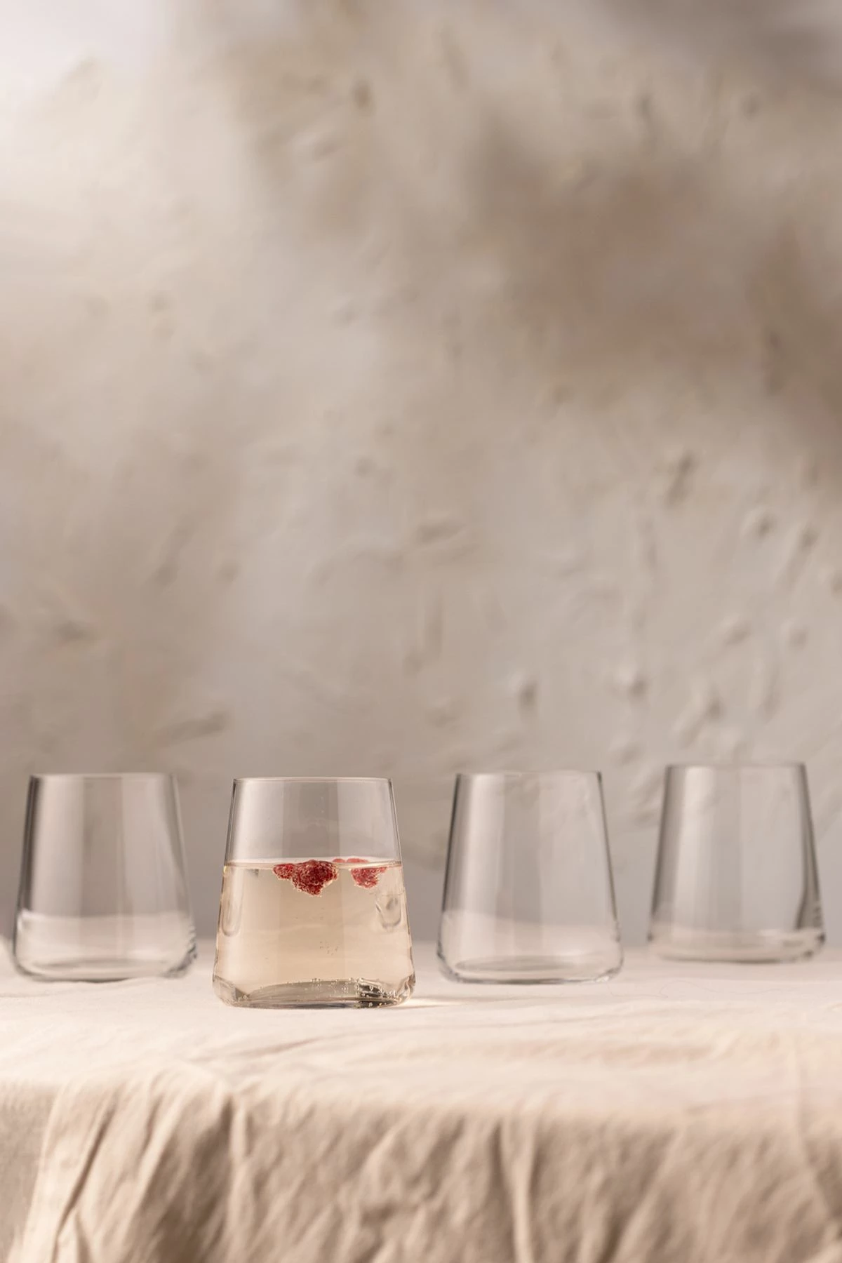 Set gotash prej qelqi (4 copë), Hermia Concept, Avantgarde 420, transparent