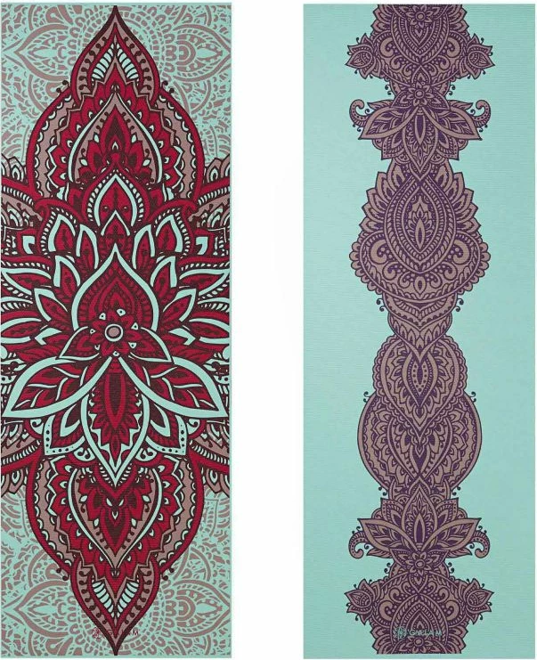 Tapet yoga Gaiam për femra dhe meshkuj, i kuq