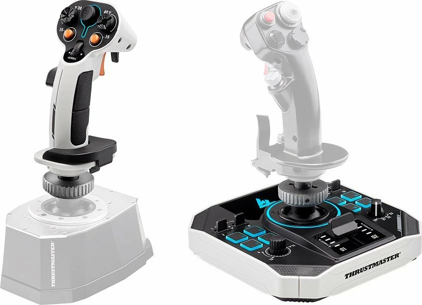 Joystick Thrustmaster Sol-R 2 HOSAS Space Sim Duo, wired, 88 butona, RGB, set duo, bardhë/zi