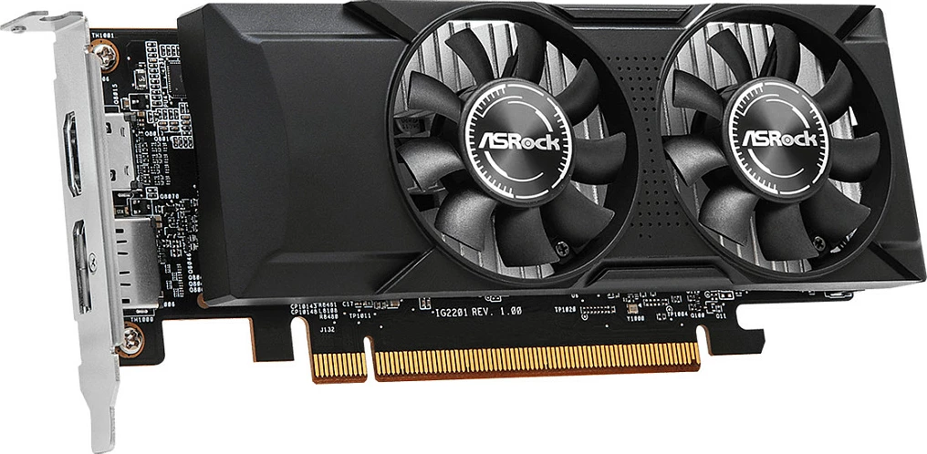 Kartë grafike ASRock Intel Arc A310 Low Profile, 4GB GDDR6, PCIe 4.0 x8, e zezë