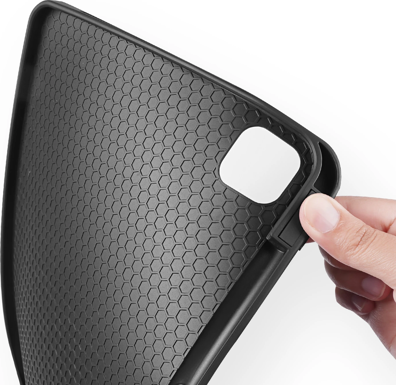 Mbështjellës tablet Dux Ducis Domo për iPad Pro 11" (2024), lëkurë ekologjike, e zezë